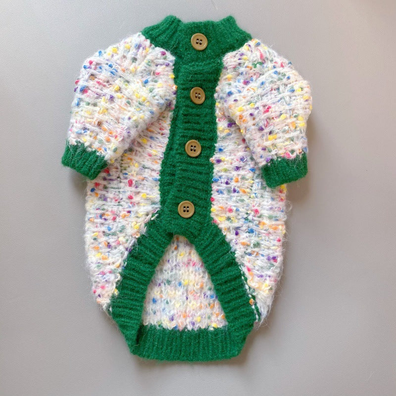 Why Your Pet Deserves the Pet Color Block Cardigan Sweater